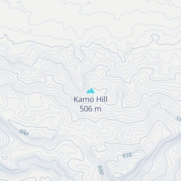 Map of Kamo Hill