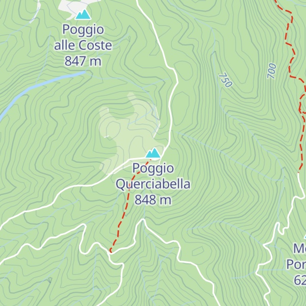 Map of Poggio Querciabella