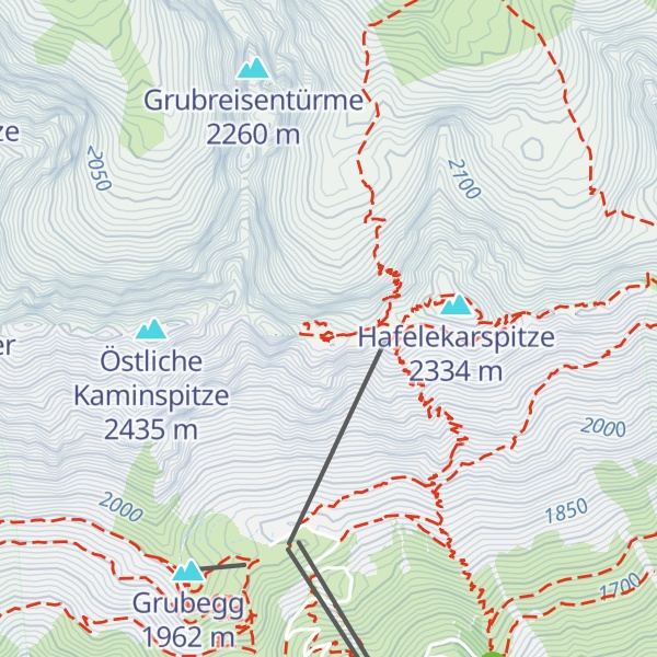 Map of Geierwallihütte