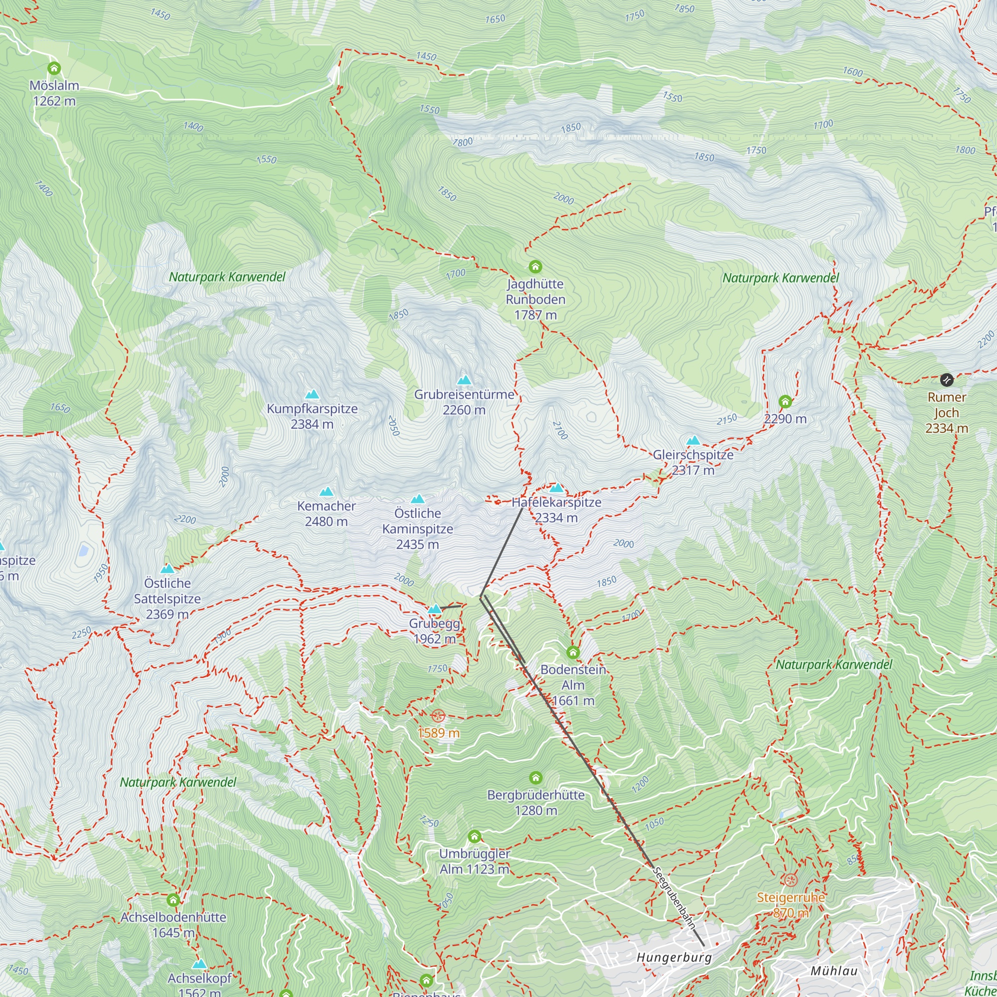 Geierwallihütte map