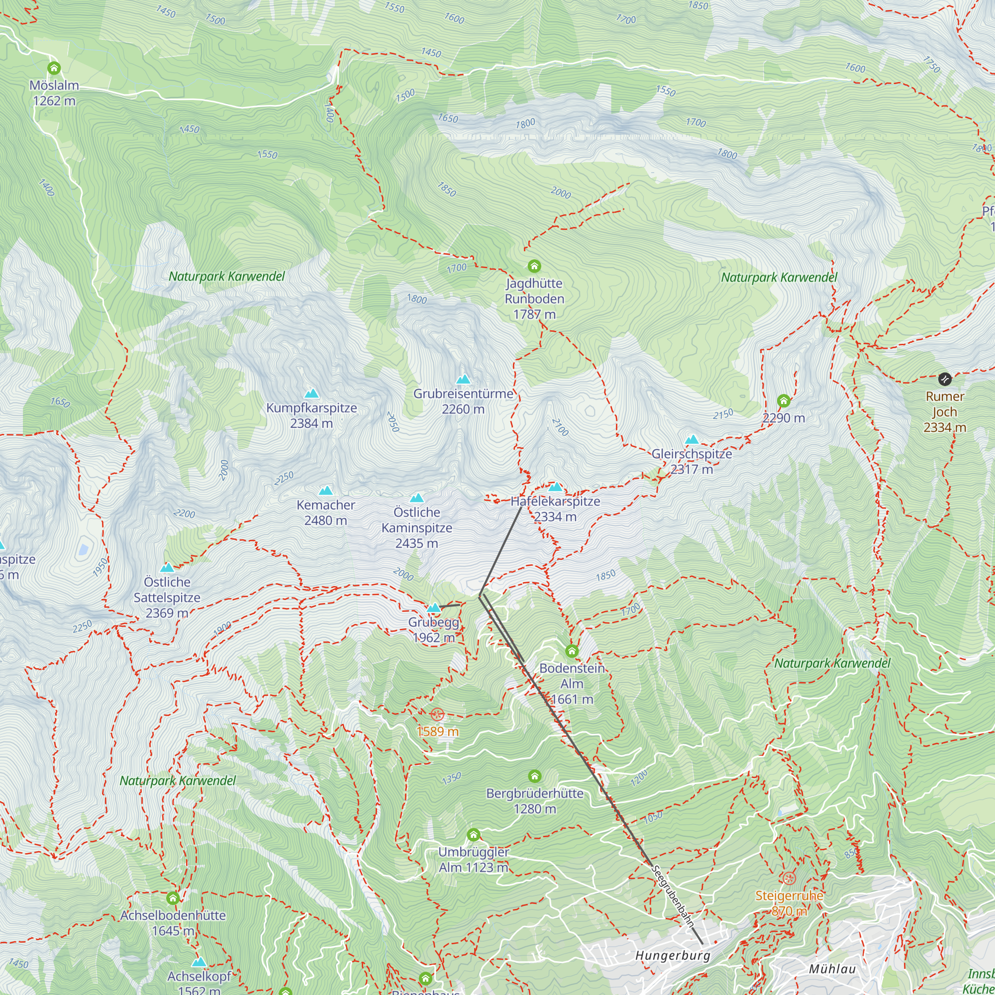 Geierwallihütte map