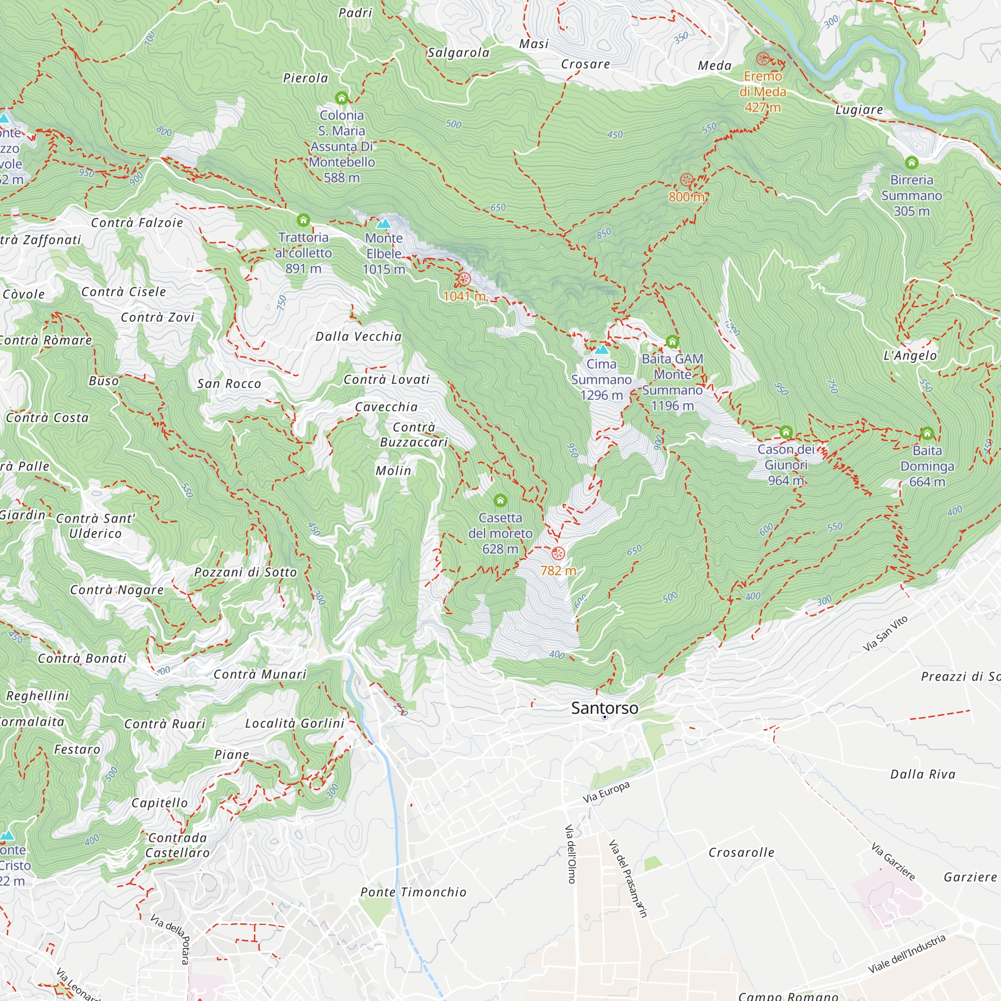 Casetta del moreto map