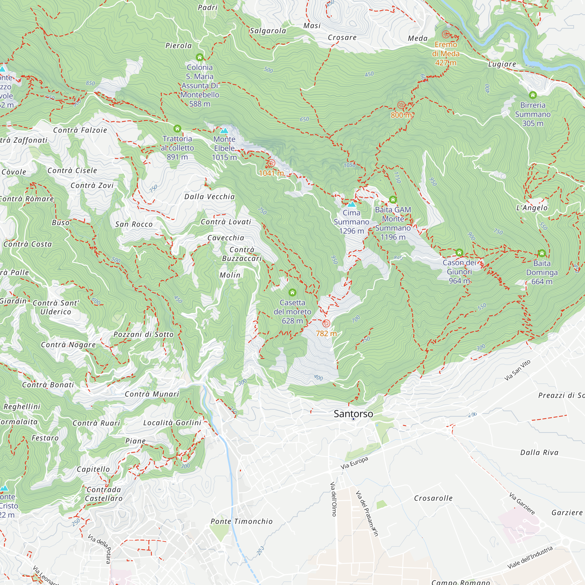 Casetta del moreto map
