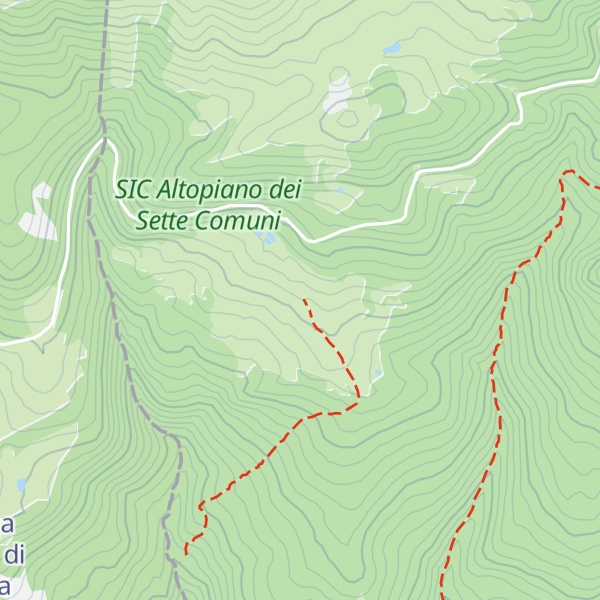 Map of Malga Campomandriolo