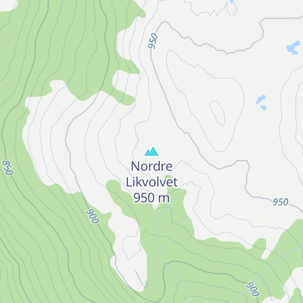 Map of Nordre Likvolvet