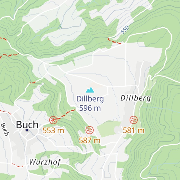 Map of Dillberg