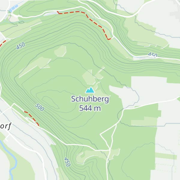Map of Schuhberg