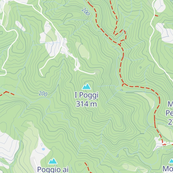 Map of I Poggi