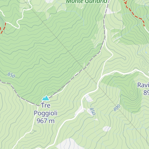 Map of Sasso di San Zenobi
