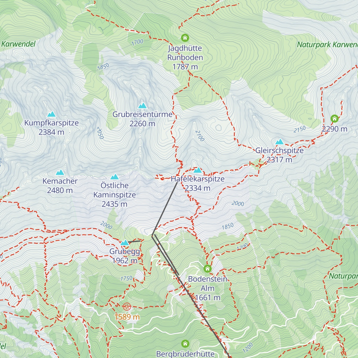Karstube map