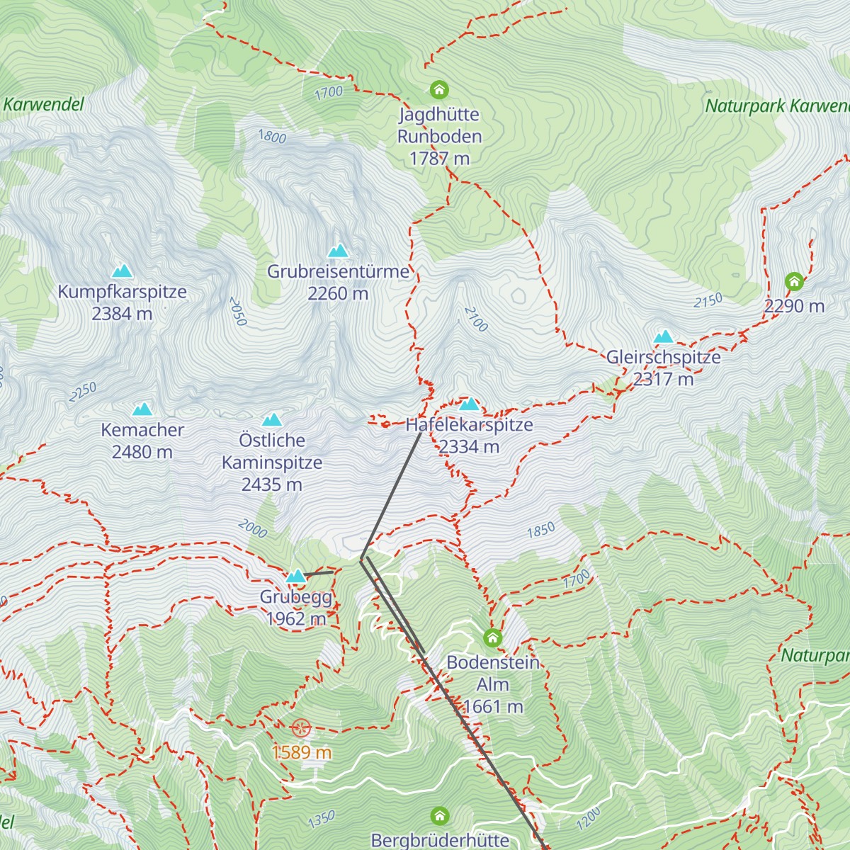 Karstube map