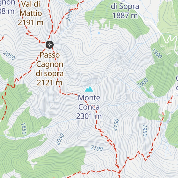 Map of Monte Conca