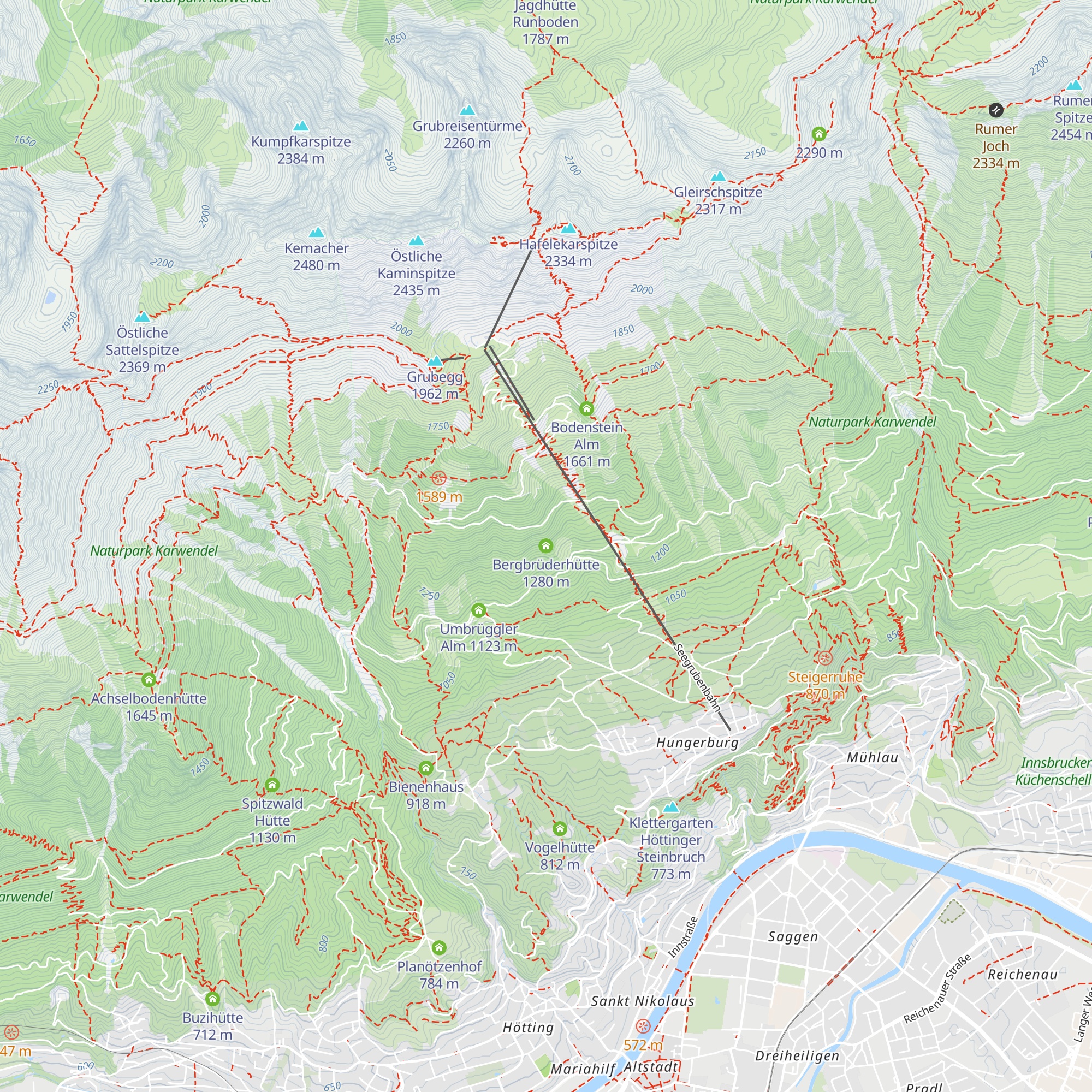 Bergbrüderhütte map