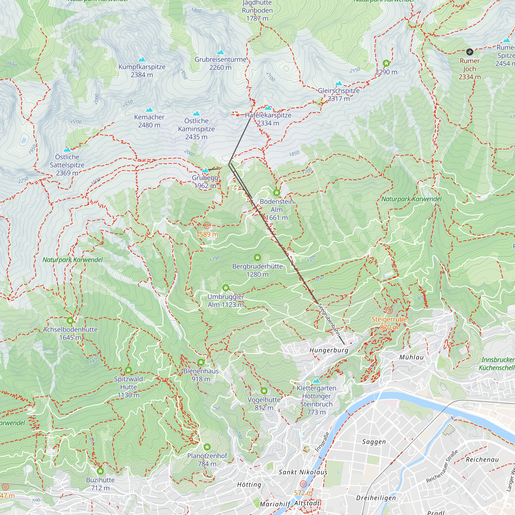 Bergbrüderhütte map