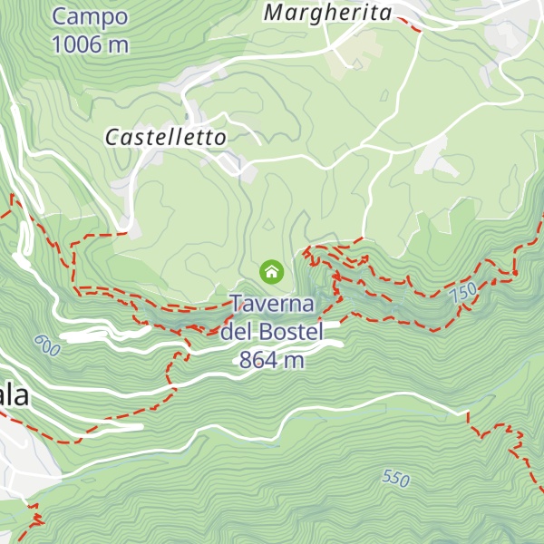 Map of Taverna del Bostel