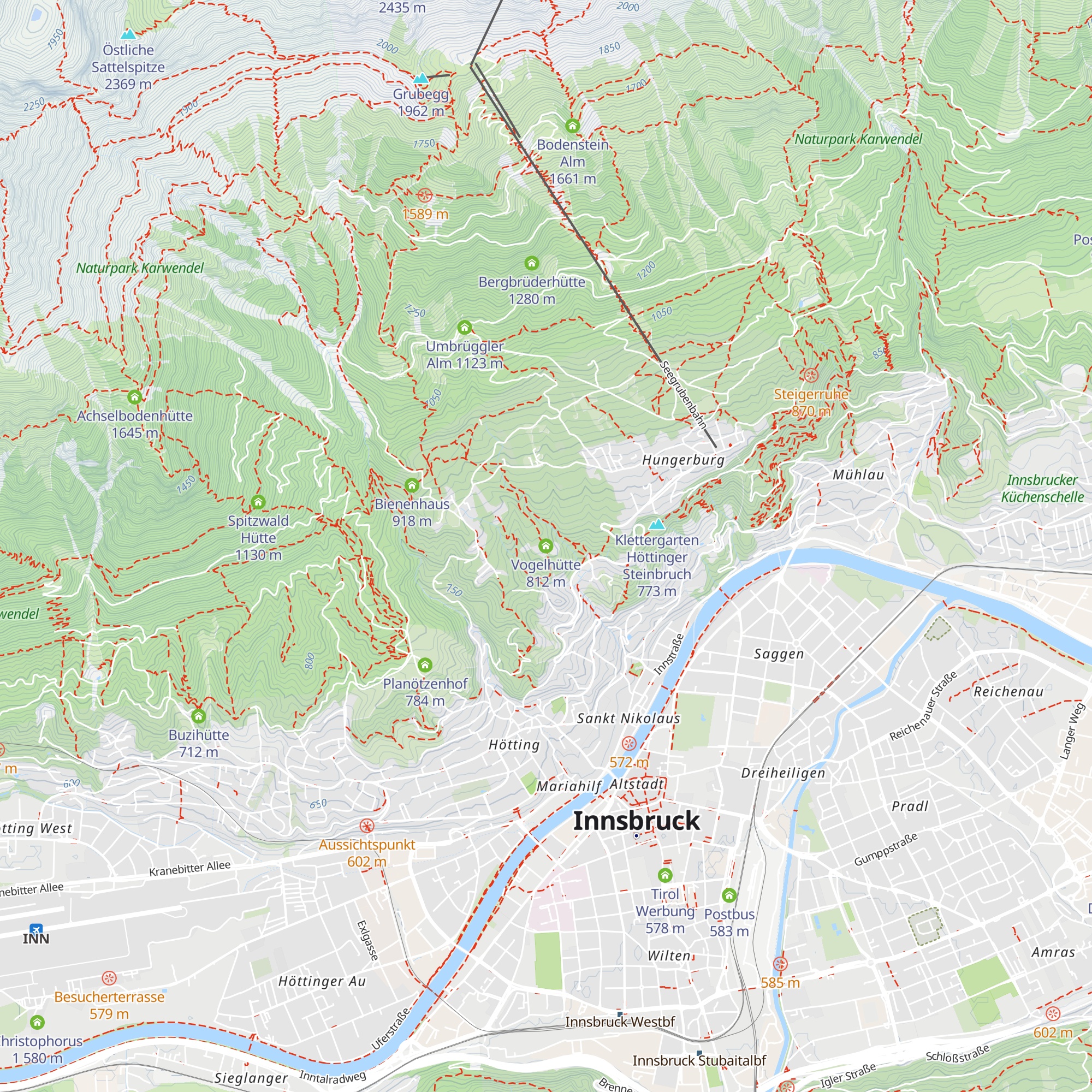 Vogelhütte map
