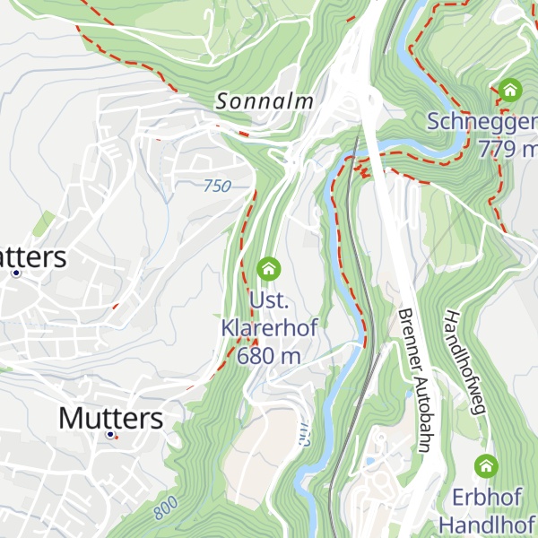 Map of Ust. Klarerhof