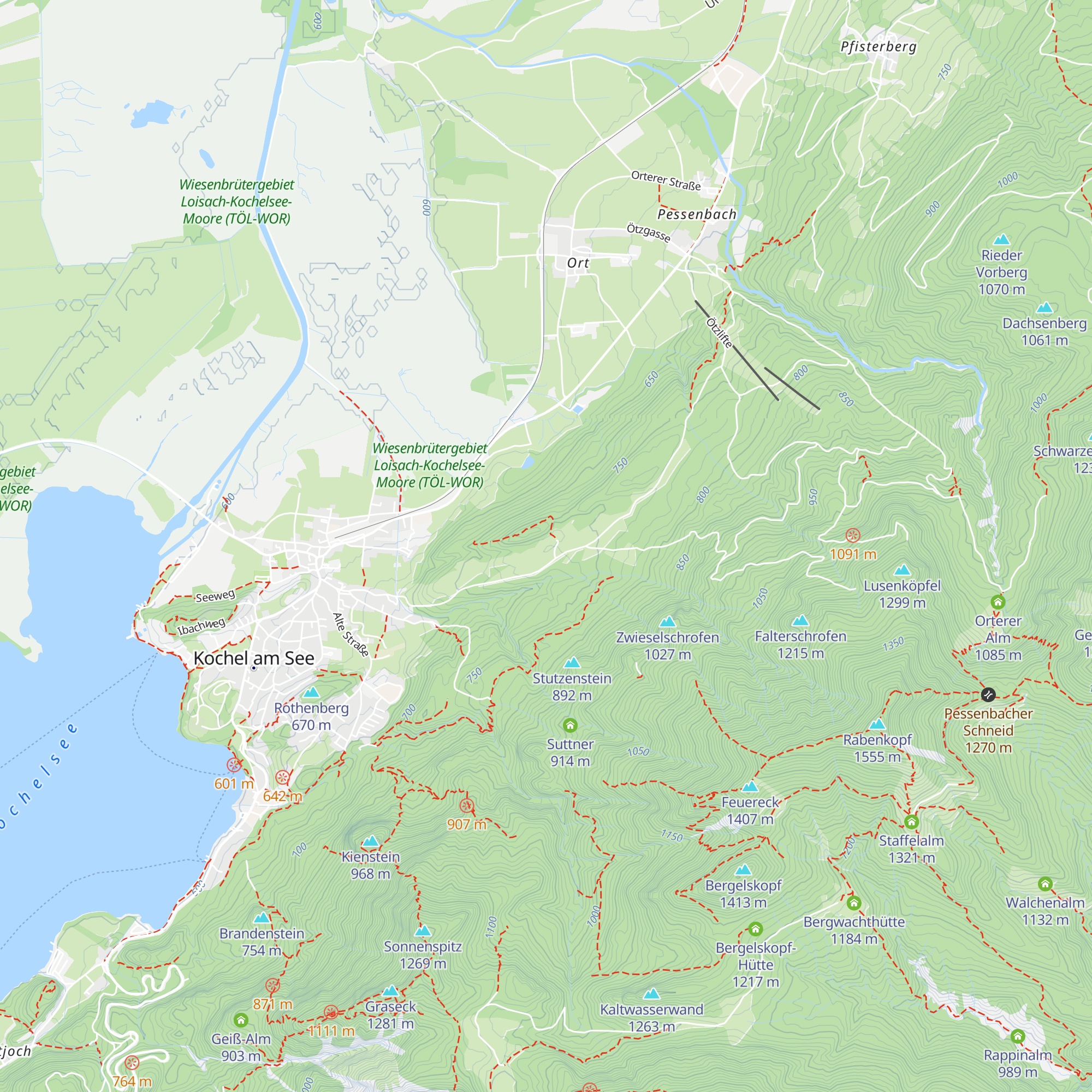 Kohlleitenalm map