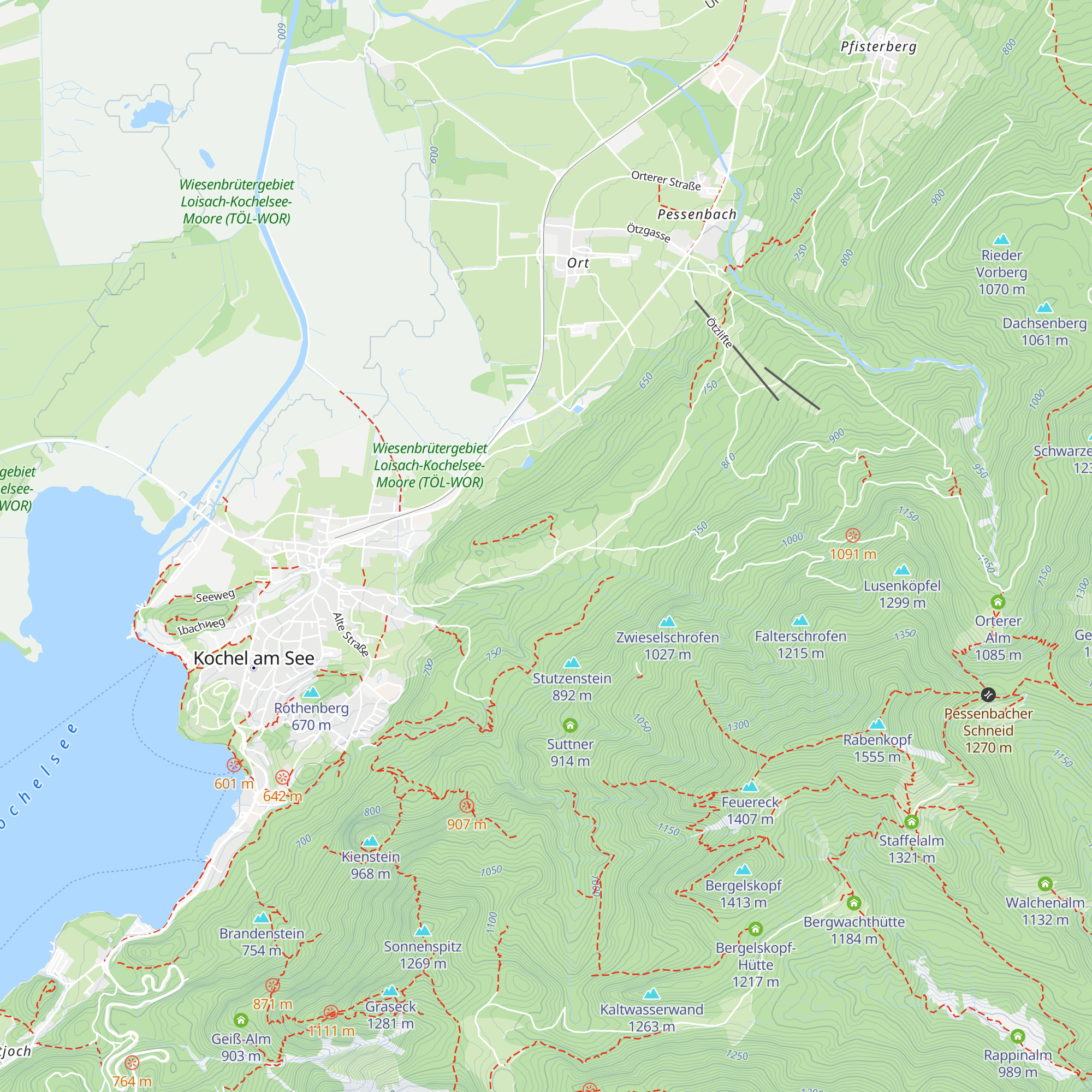 Kohlleitenalm map