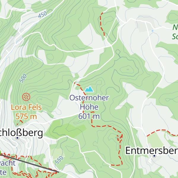 Map of Osternoher Höhe