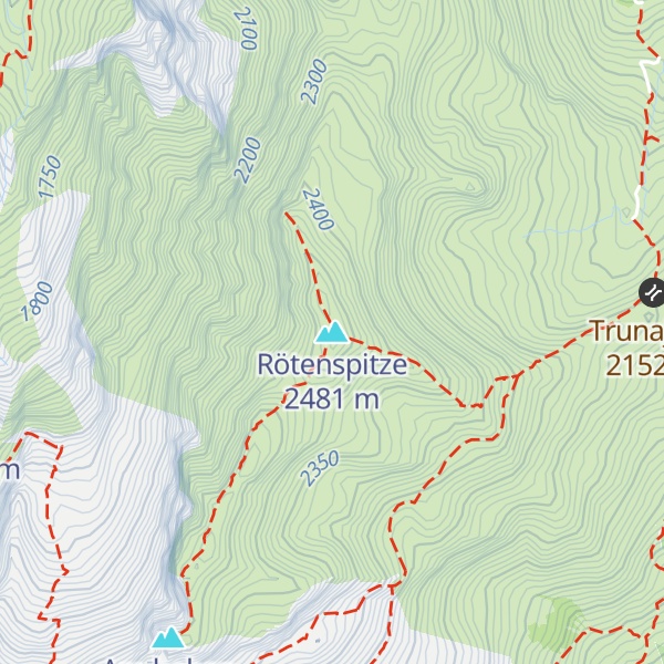 Map of Rötenspitze