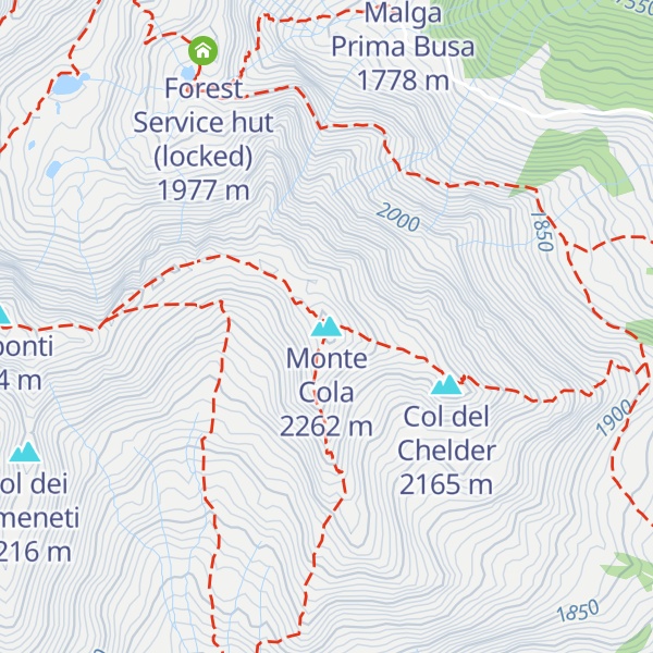 Map of Monte Cola