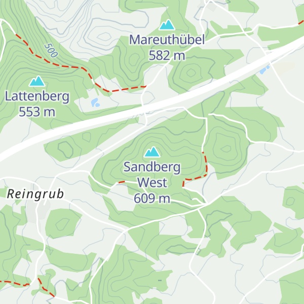 Map of Sandberg West