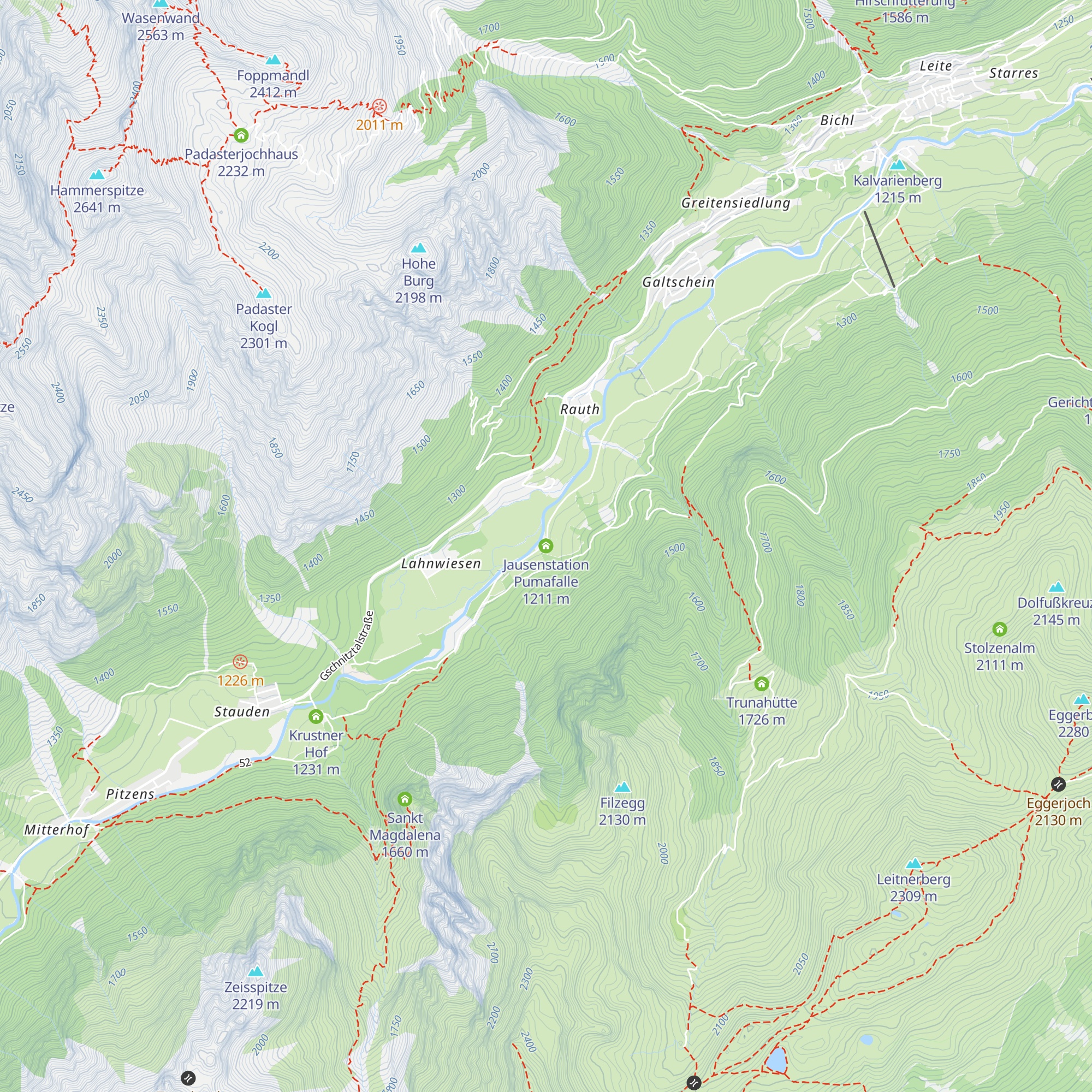 Jausenstation Pumafalle map