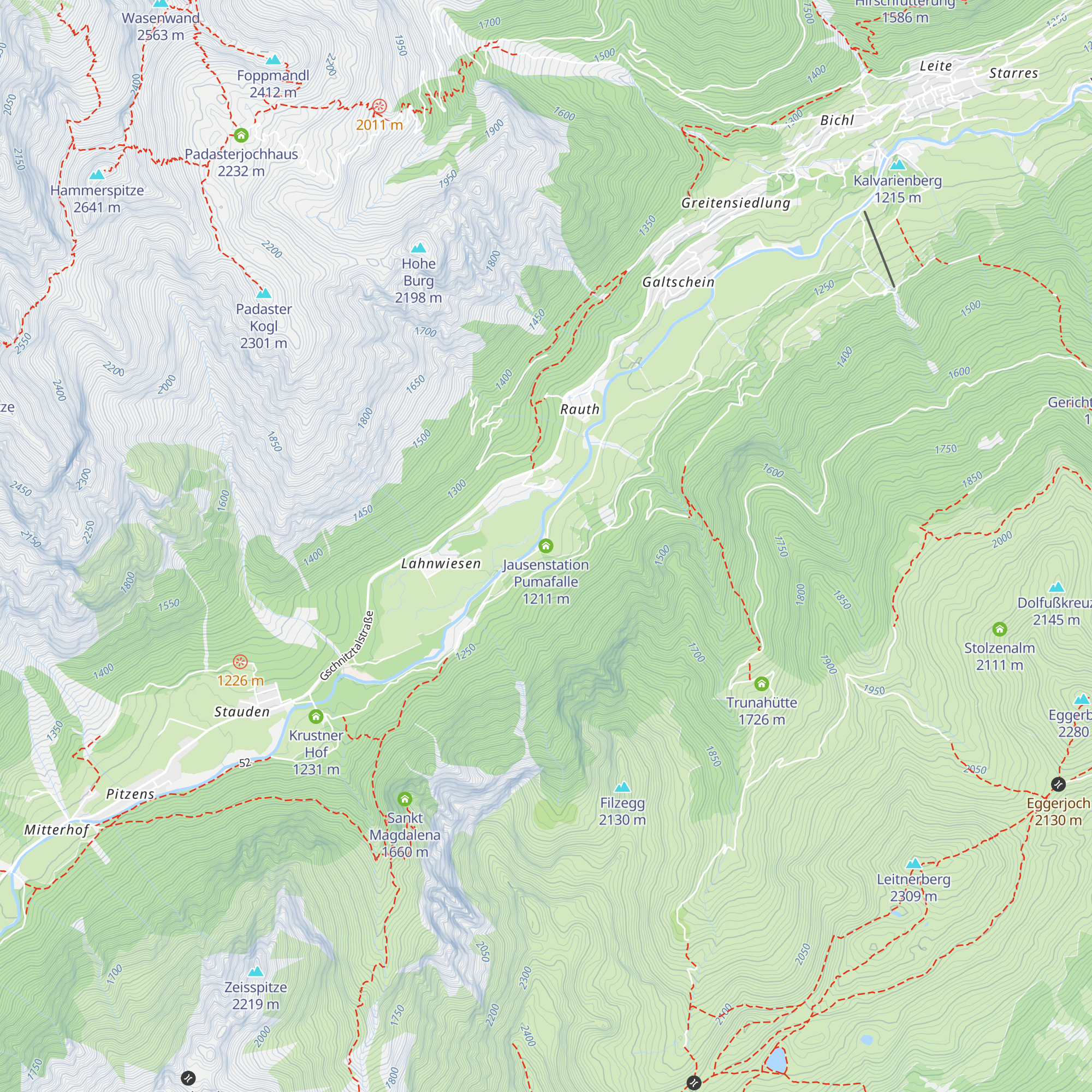 Jausenstation Pumafalle map