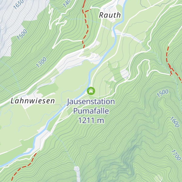 Map of Jausenstation Pumafalle