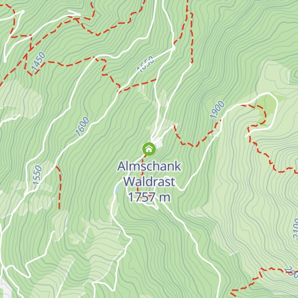 Map of Almschank Waldrast