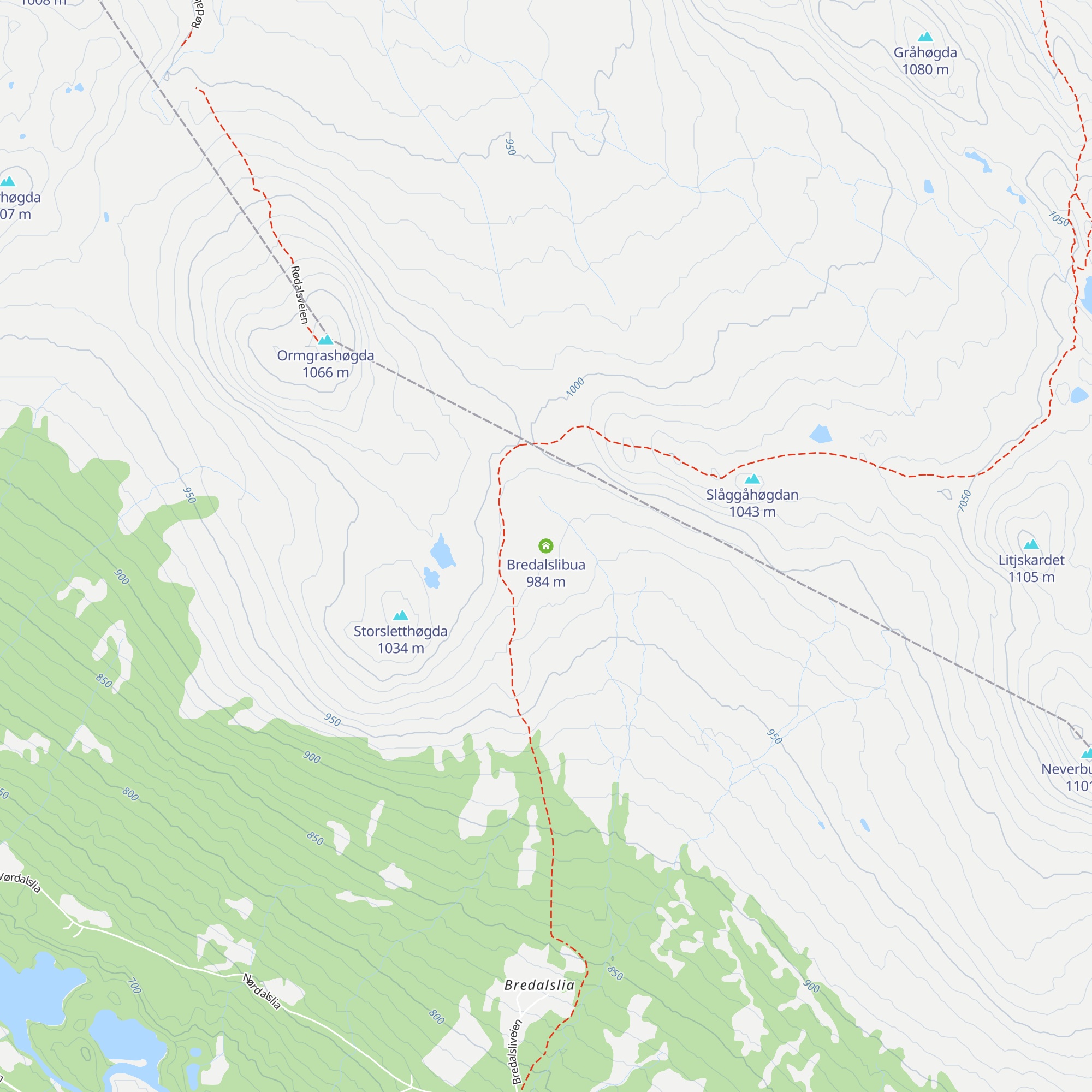 Bredalslibua map