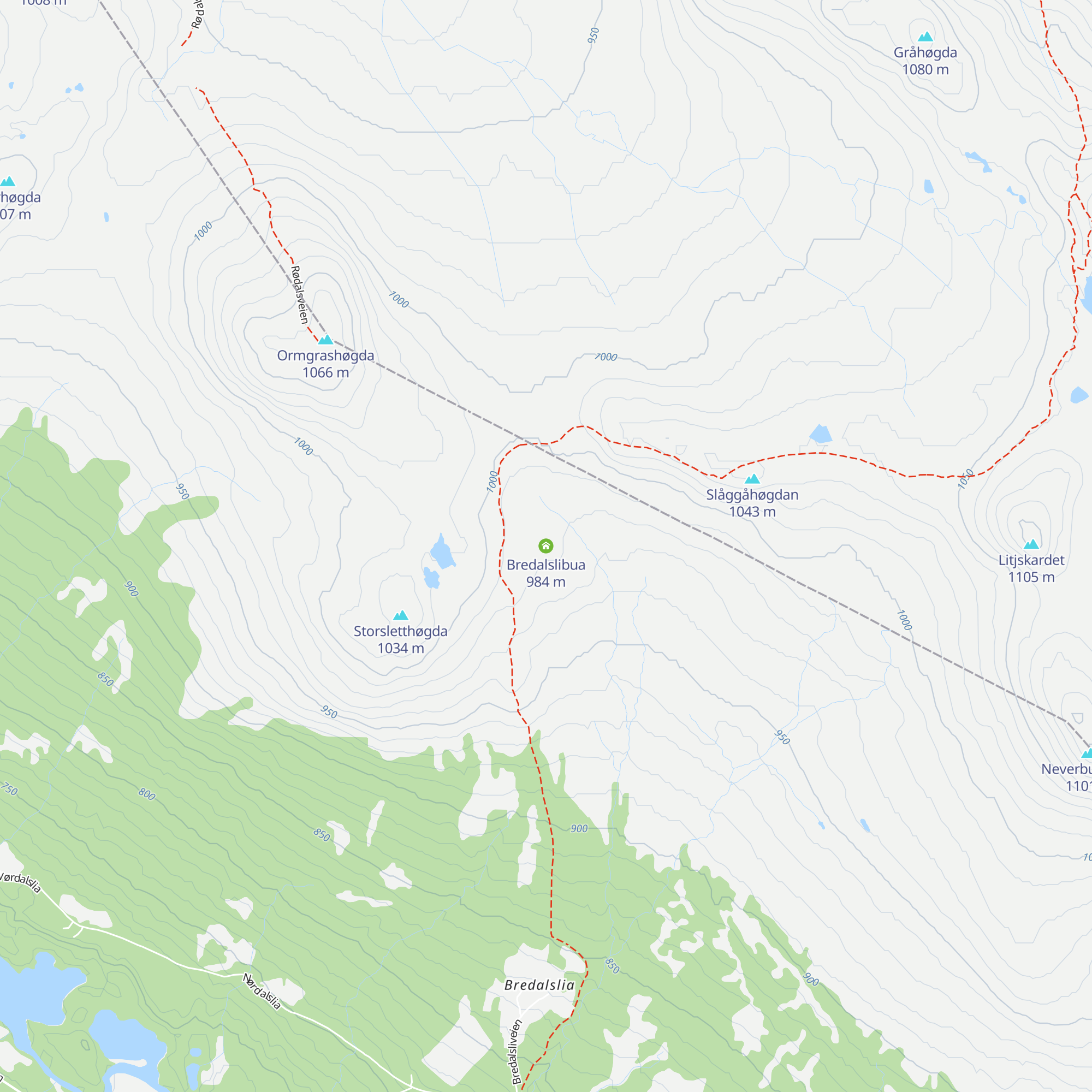 Bredalslibua map