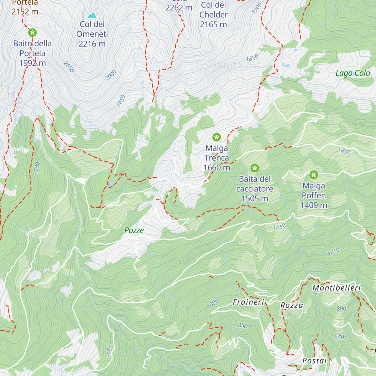 Rifugio Serot map