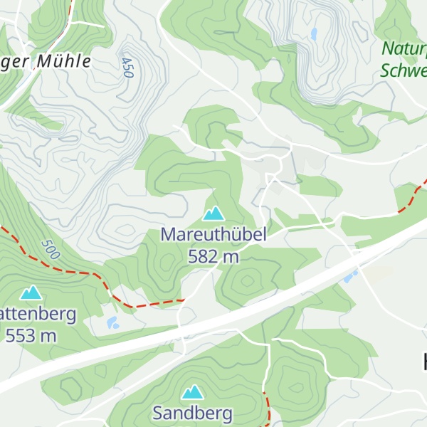 Map of Mareuthübel
