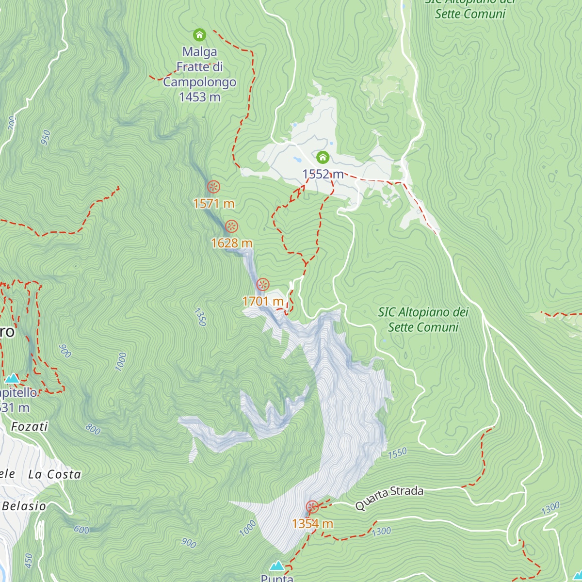 Baita Caffelatte map