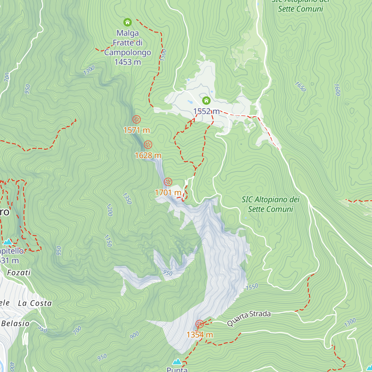 Baita Caffelatte map