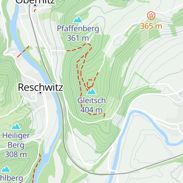 Map of Gleitsch
