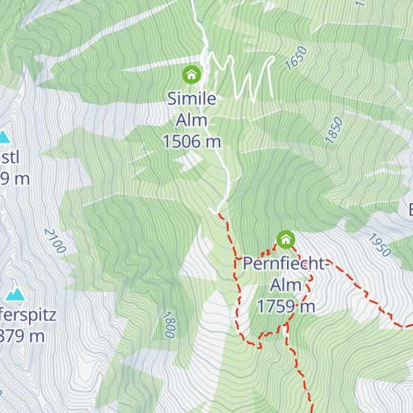 Map of Sennerbergalm