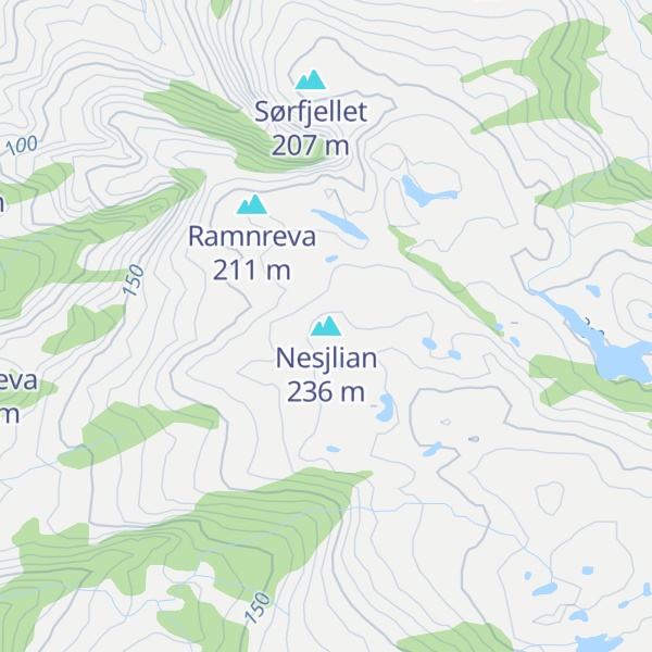 Map of Nesjlian