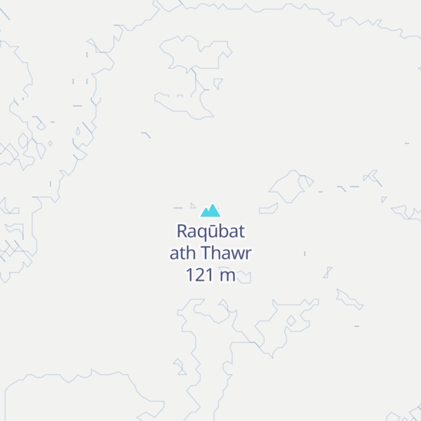 Map of Raqūbat ath Thawr
