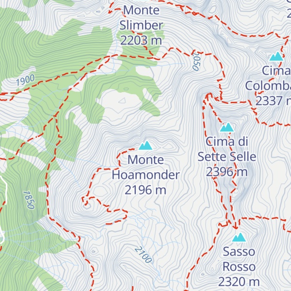 Map of Monte Hoamonder