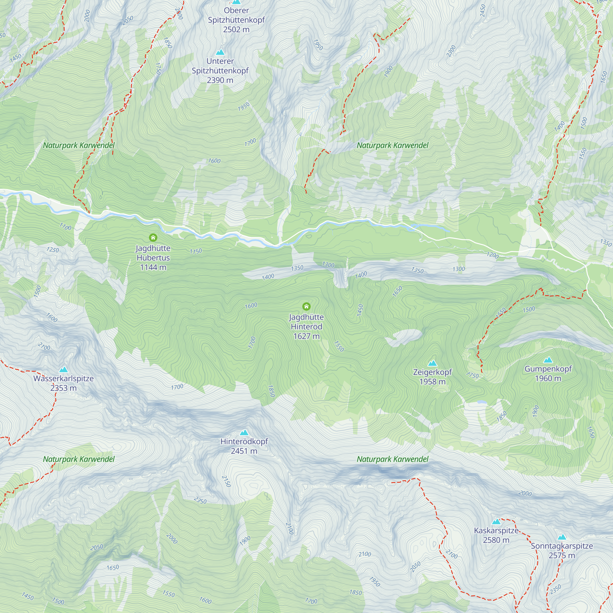 Jagdhütte Hinteröd map