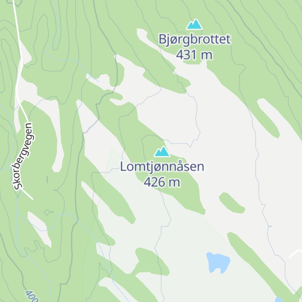 Map of Rødhaugen