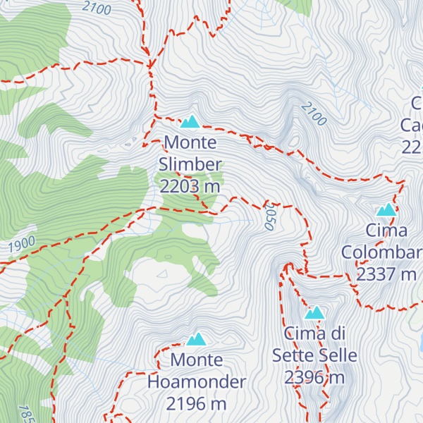 Map of Rifugio Sette Selle