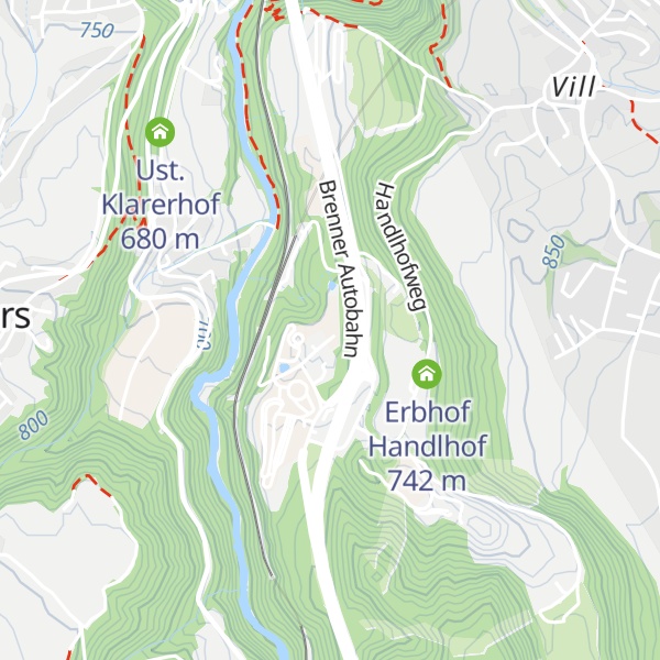 Map of Holzveranda beim Zenzenhof