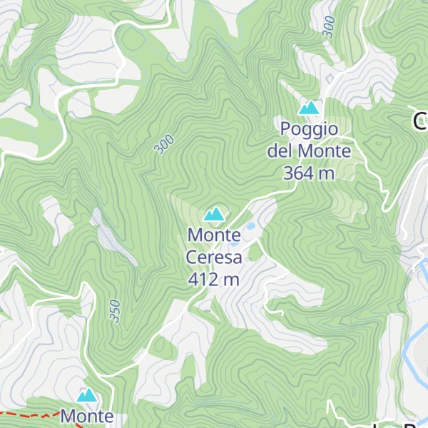 Map of Monte Ceresa