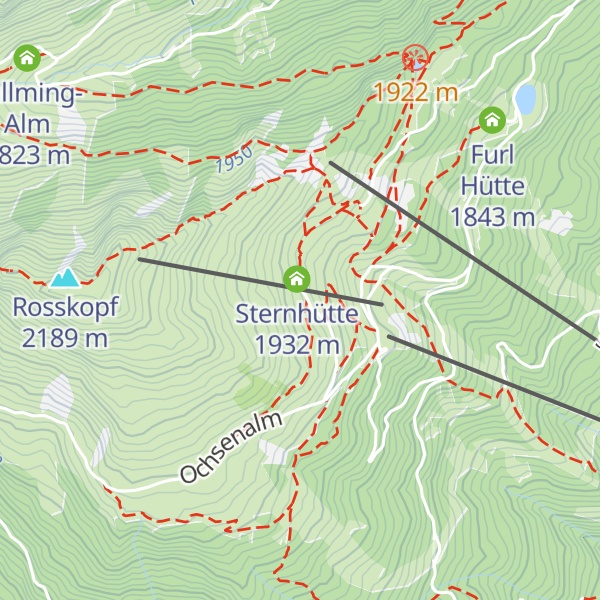 Map of Chalet Stern