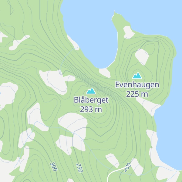 Map of Blåberget