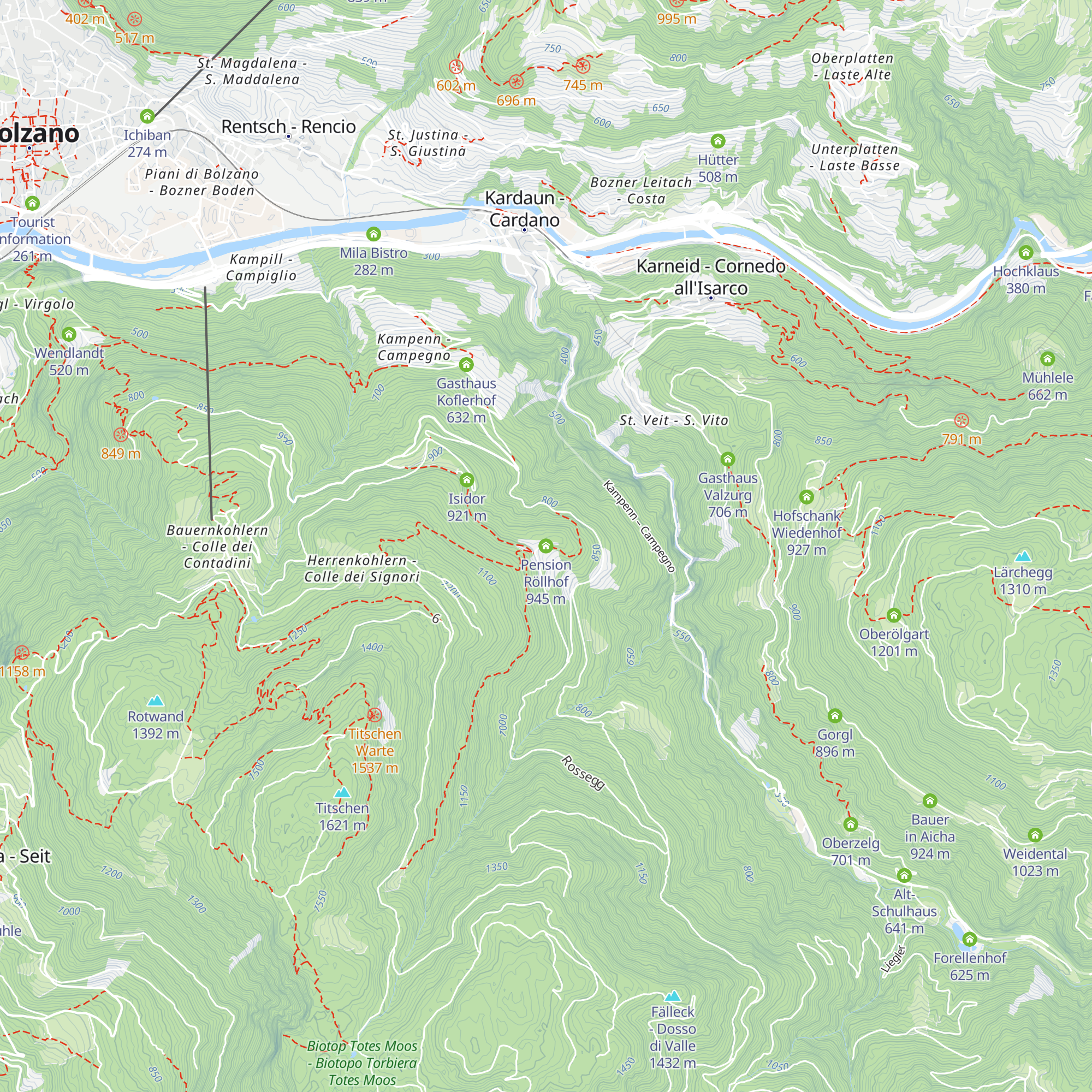 Pension Röllhof map